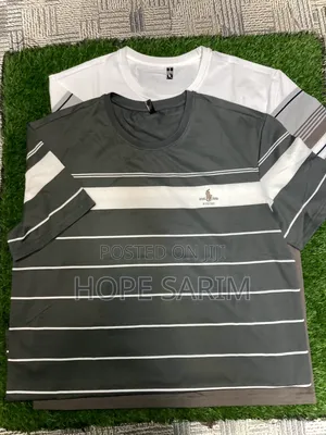 Men's Stylish Striped Short-Sleeve T-Shirt