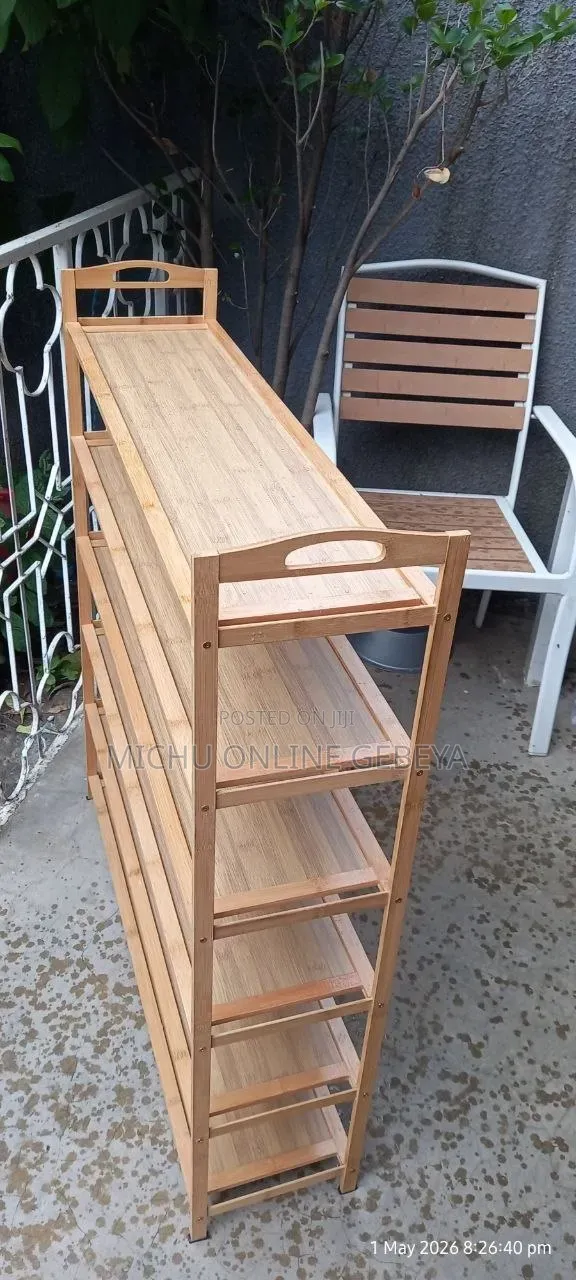6 Layer Quality Wood Shoes Rack/Free Delivery