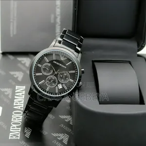 Emporio Armani Ar2453 Men's Watch – Black Ion Plated Steel,