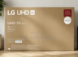 Lg 55 Inch Tv Uhd Ai Smart Tv (Ua85 Series) Uhd Webos Tv