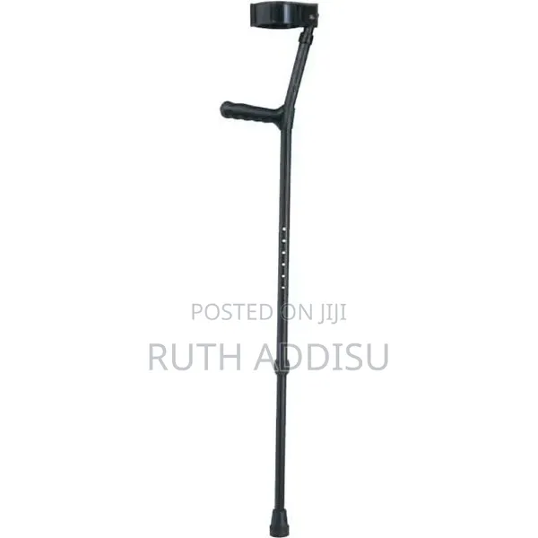 Kmina - Forearm Crutches for Adults (X2 Units, Open Cuff ኤልቦ ክራንች