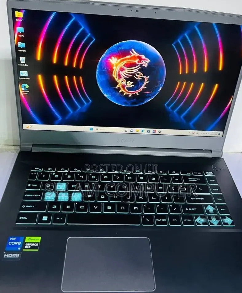 New Laptop MSI GF63 16GB Intel Core i5 SSD 512GB