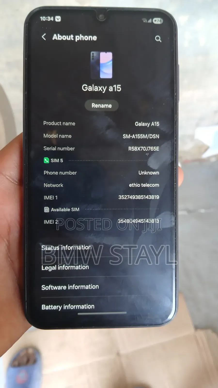 Samsung Galaxy A15 128 GB Black