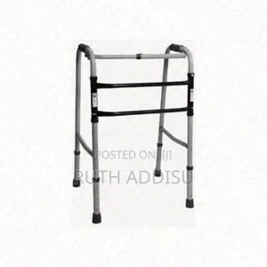 Walker Silver Stel Adjustable Foldable Van Walker ወከር Medical አዲሲ ፖክድ