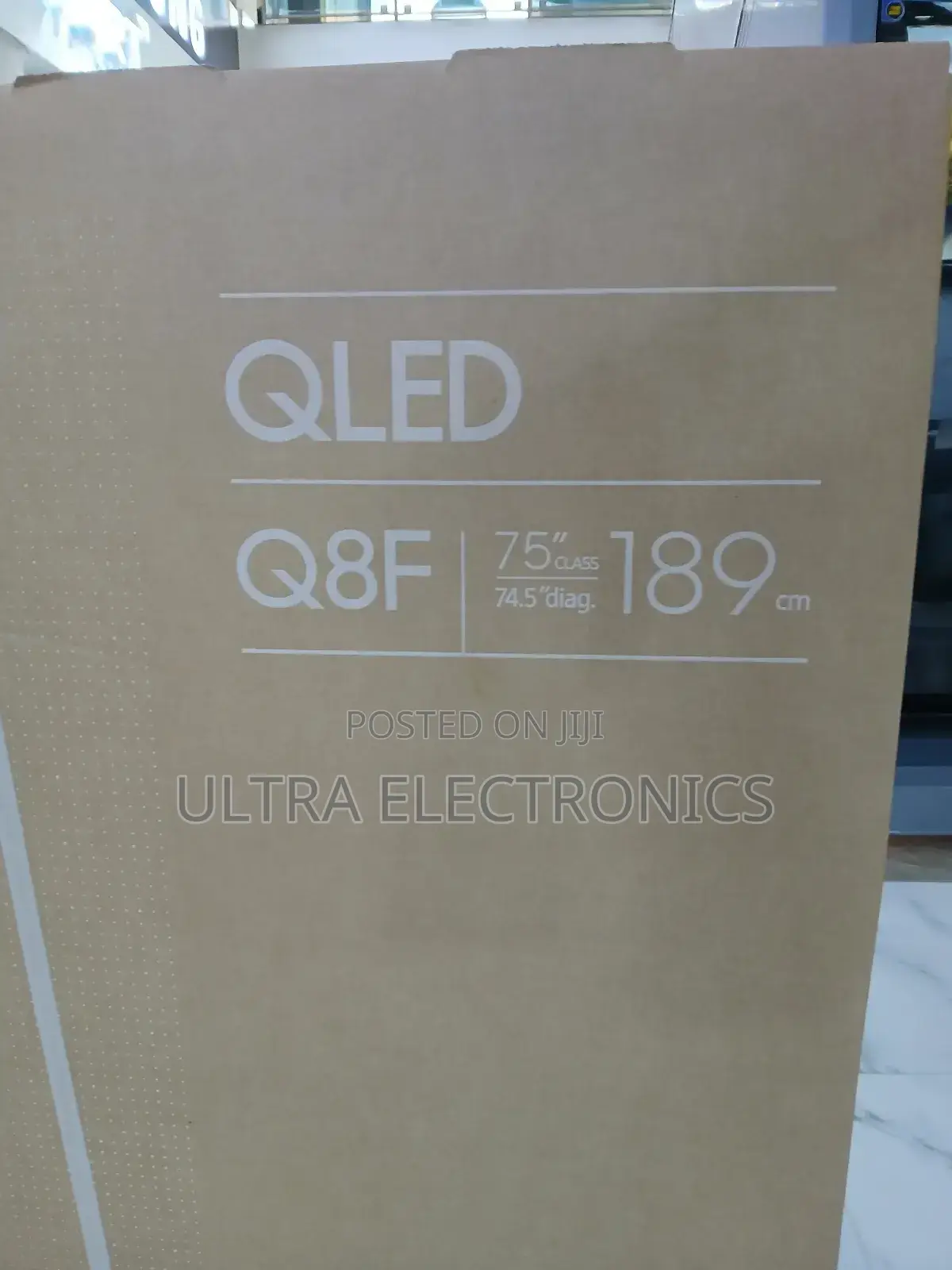 Samsung 85 Qled Q8f Television. This Model Is Packaging as a Qled Q8f