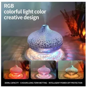 300ml RGB Humidifier – Aromatherapy Color-Changing Night Light