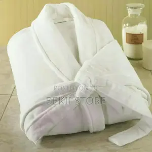 Women's Soft Flannel Bathrobe Spa Robe With Belt Pocket