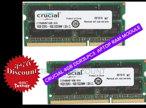 Crucial 4gb Ddr3lpc3 Aptop Ram Module