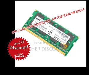 Crucial 4gb Ddr3lpc3 Aptop Ram Module