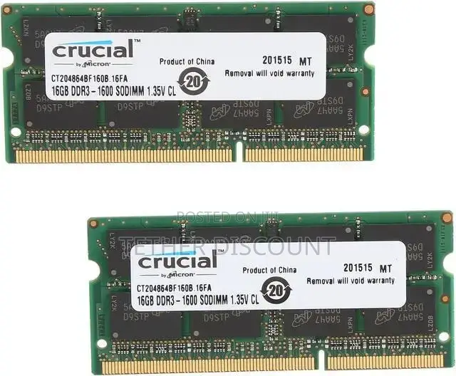 Crucial 4gb Ddr3lpc3 Aptop Ram Module