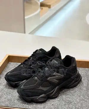 New Balance 9060 Triple Black Shoes