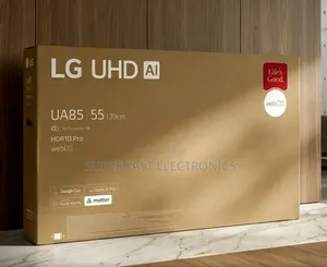 Lg 55 Inch Tv Uhd Ai Smart Tv Hdr10 Pro Webos Tv (Ua85 Series)