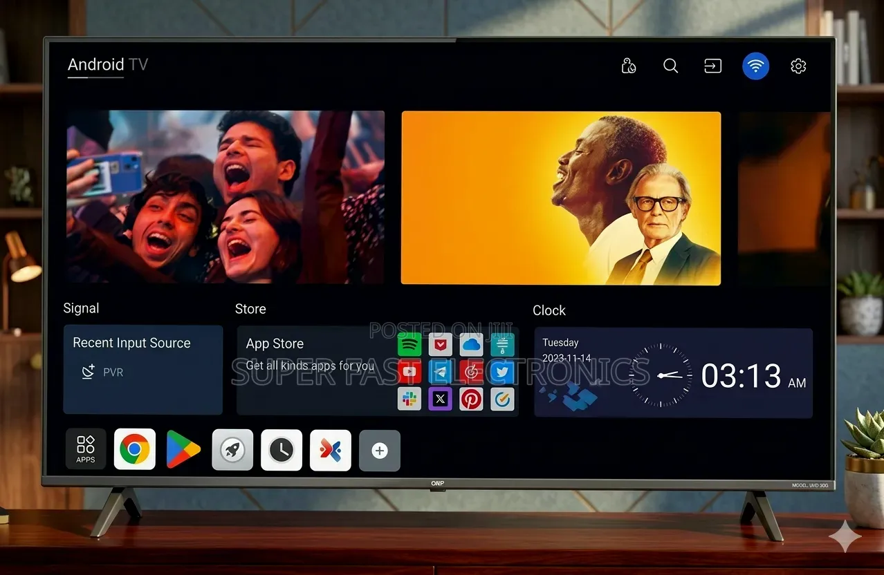 Gsda 50 Inch Tv Ultra Hd Smart Android Tv (Tempered Glass