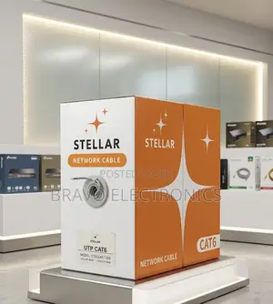 Stellar Cat6 Network Cable –Half Copper | Reliable Office CCTV Cable