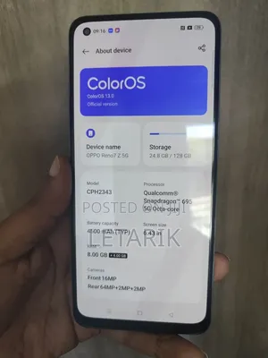 New Oppo Reno7 Z 5G 128 GB