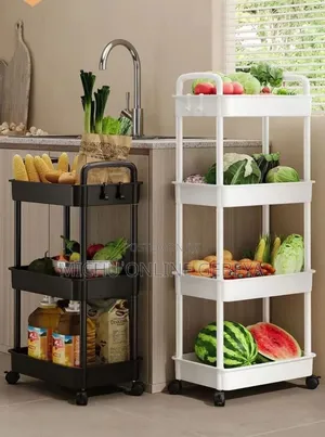 ትልቁ ሳይዝ Rolling Cart Shelf/Storage Shelf