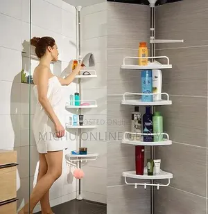 ትልቁ ሳይዝ Bathroom Corner Shelf