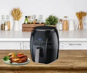 Air Fryer Black Digital With a Touchscreen Control Panel And