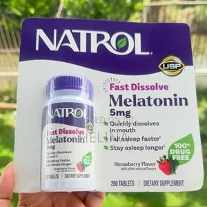 Natrol 5mg Fast Dissolve Melatonin Quickly Dissolves in Mouth From Usa