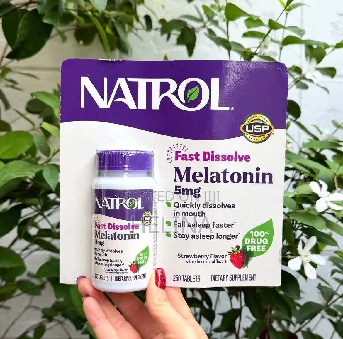 Fast Dissolve Melatonin 5mg Fall Asleep Faster Original From Usa