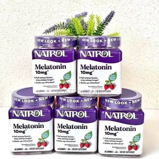 Natrol Melatonin Gummies Falls a Sleep Faster Original From Usa