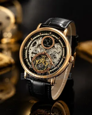 Tevise T888d Automatic Mechanical Men's Watch With a Rose Gold Case
