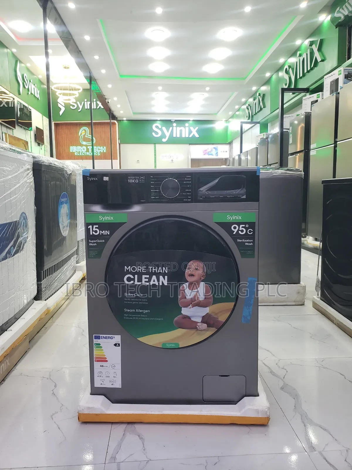 Syinix 10kg Full Washing Machine