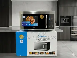 Microwave Oven Midea 42l Large Cavity (Model Emi42a2mi-B) Featuring