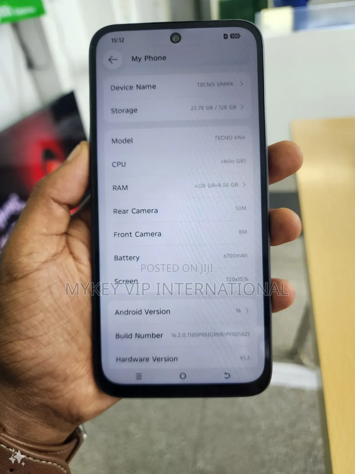 New Tecno Spark 50 128 GB Black