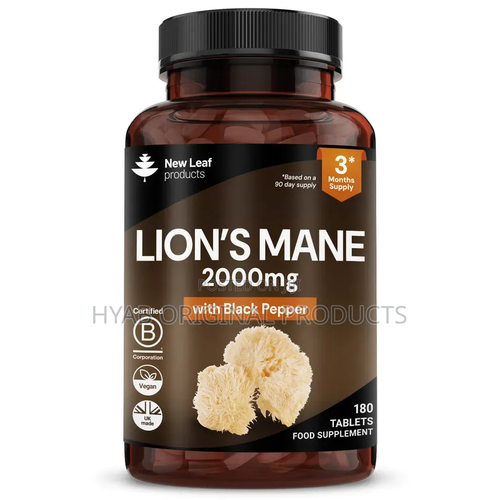 Lion's Mane 2000mg , 180tablets
