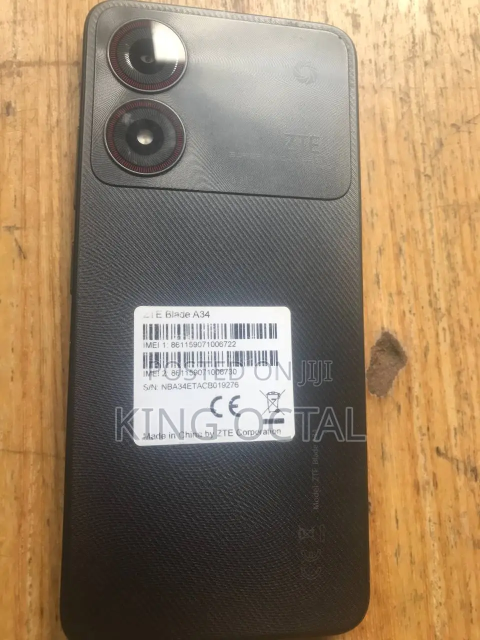 ZTE Blade A34 64 GB Black