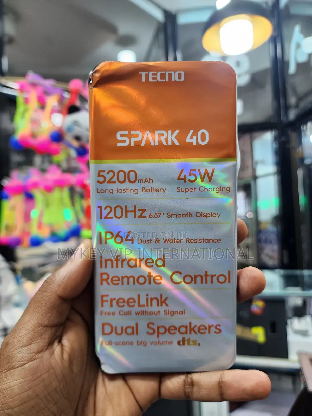 New Tecno Spark 40 128 GB Black