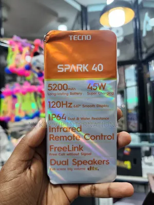 New Tecno Spark 40 128 GB Black