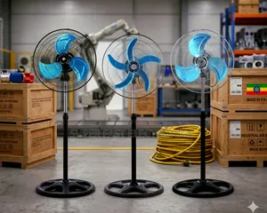 Heavy-Duty Industrial Pedestal Standing Fan Series