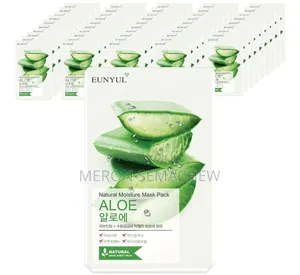 Original Korean Face Mask Aloe, Collagen,Avocado,Hyularic Acid, Pearl