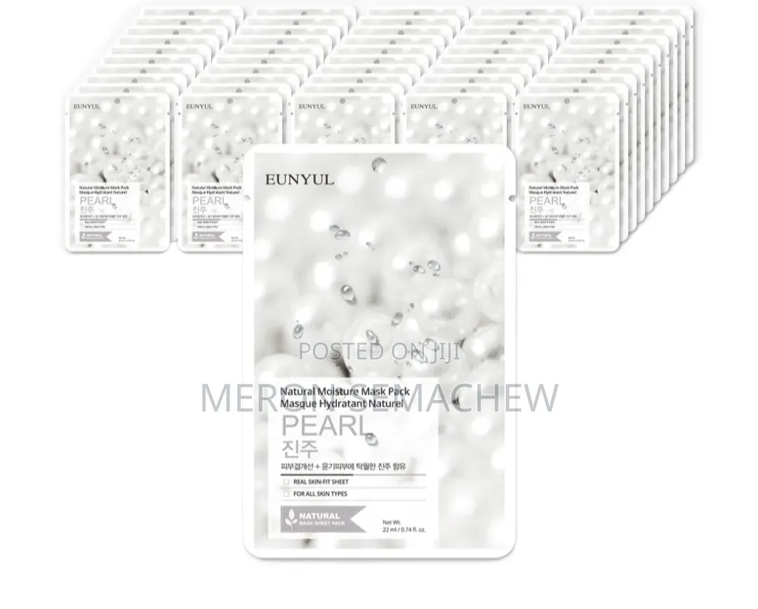Original Korean Face Mask Aloe, Collagen,Avocado,Hyularic Acid, Pearl