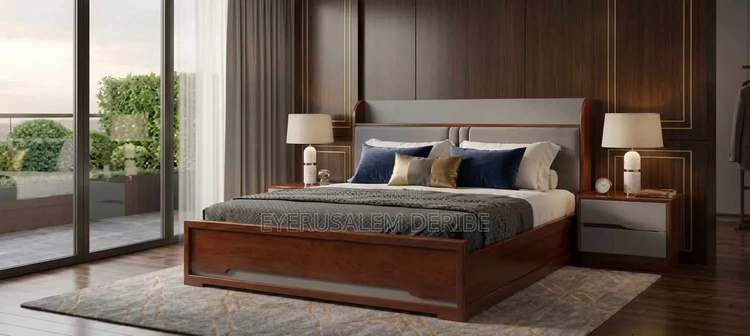ዘመናዊና የቅንጦት ሰው አልጋ ( Luxury Double Bed)