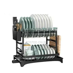 No-tools 2-tier Drying Rack – Strong, Rust-resistant Stylish