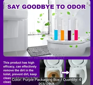 Toilet Bowl Cleaner Fresh Flower Gel Stamp, Deodorizing Cleaner Toilet