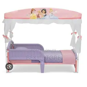 Kids Toddler Bed With Canopy Tent