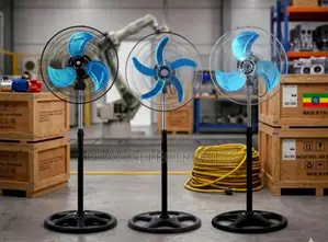 Heavy Duty Industrial Standing Fan | Powerful Cooling Performance