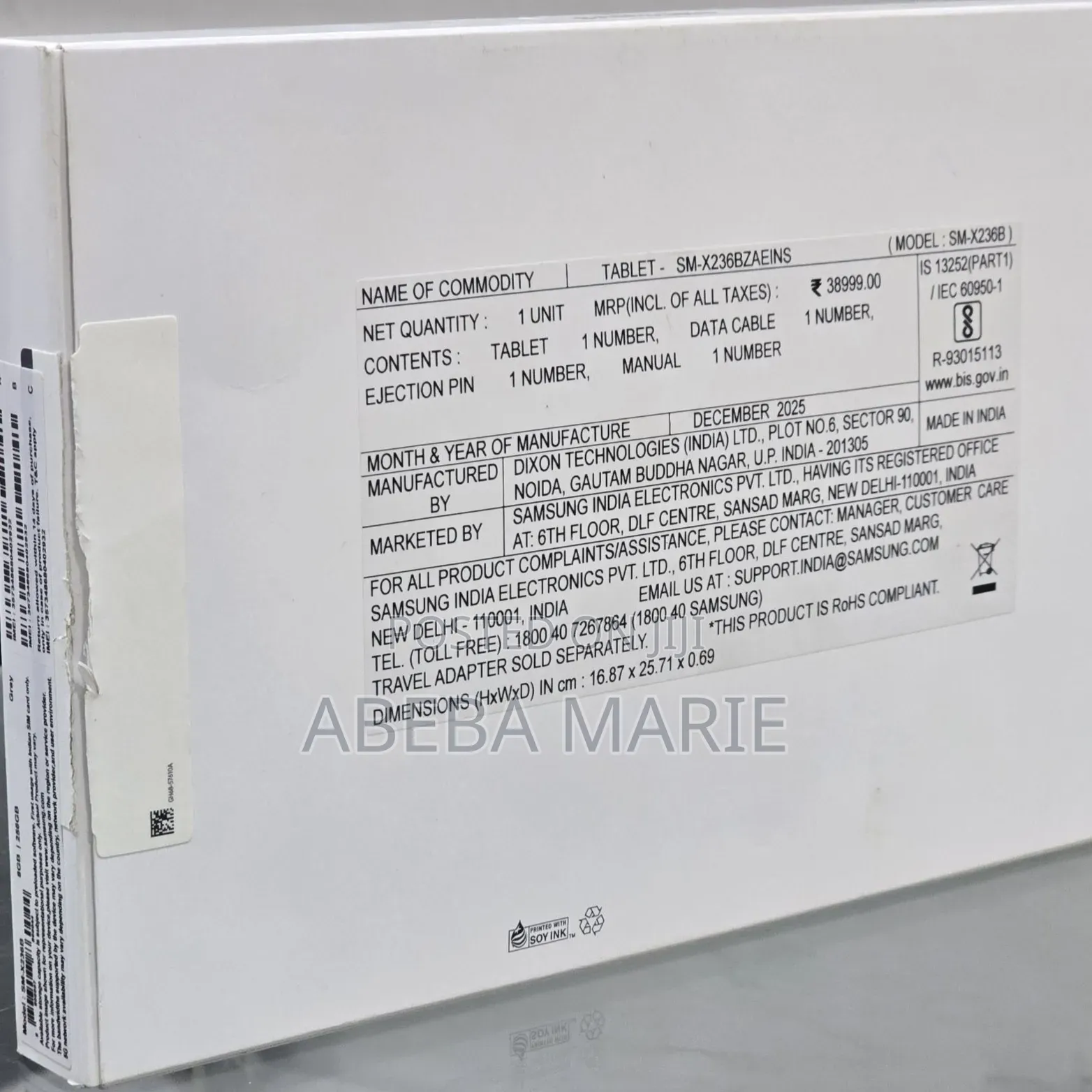 New Samsung Galaxy Tab A11+ 256 GB