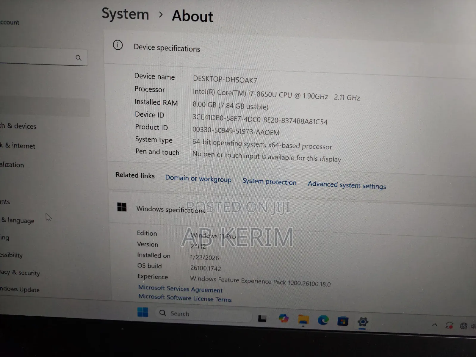 Laptop Lenovo ThinkPad T480 8GB Intel Core i7 SSD 512GB