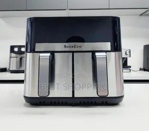 Silver Love Double Air Fryer 15 Liter