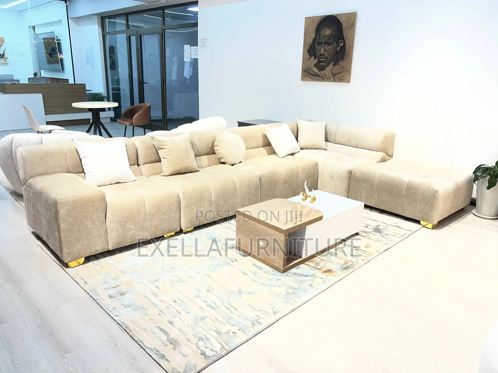 L - Shape Sofa | ኤል ሼፕ | ከስተማይዝድ የሚደረግ