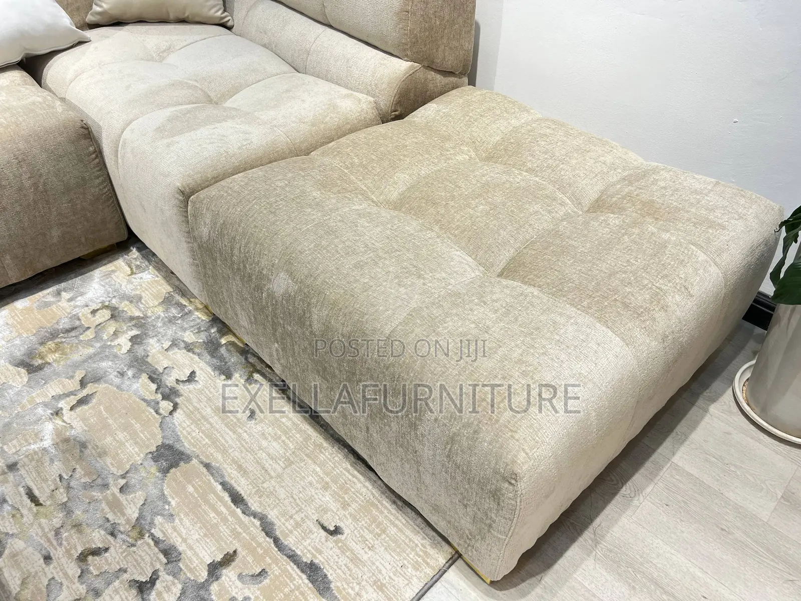 L - Shape Sofa | ኤል ሼፕ | ከስተማይዝድ የሚደረግ