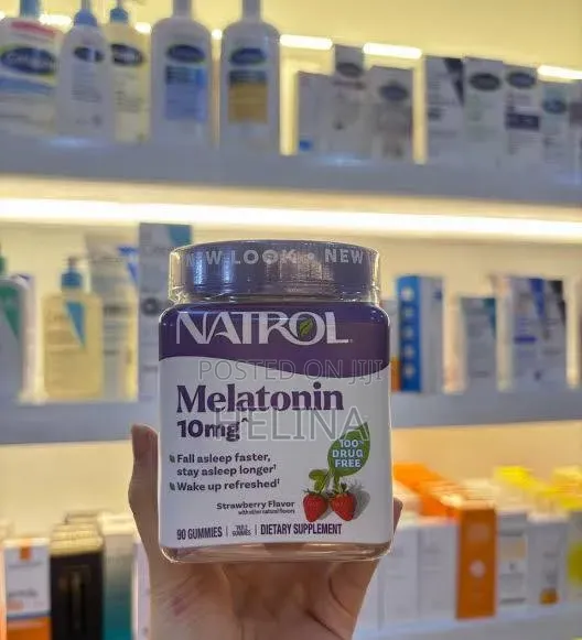 100% Drug Free 10mg Natrol Melatonin 90 Strawberry Flavored Gummies
