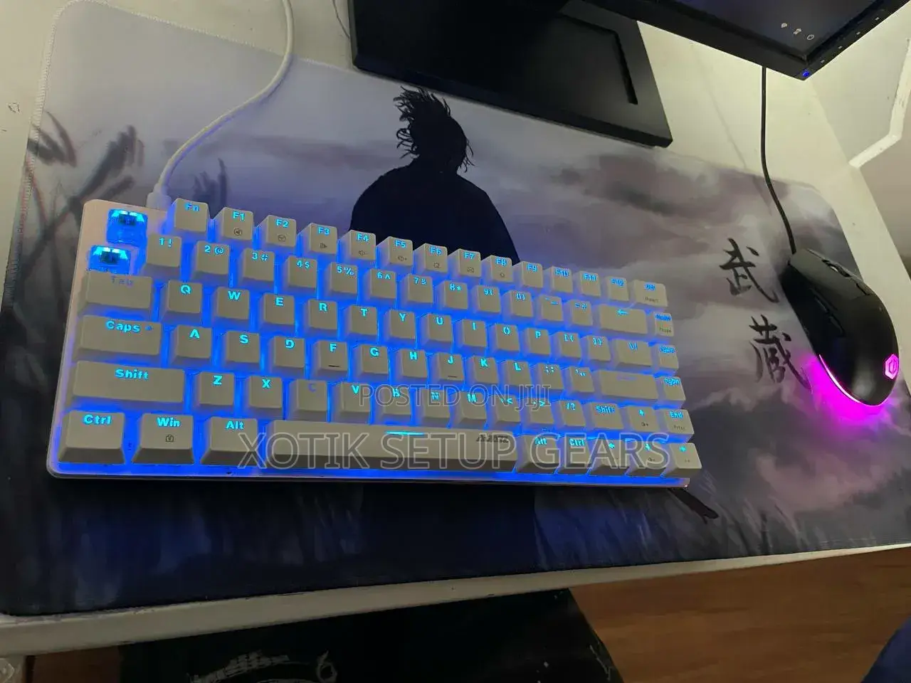 Miyamoto Musashi Japanese Samurai Themed Mouse Pad - Desk Mat