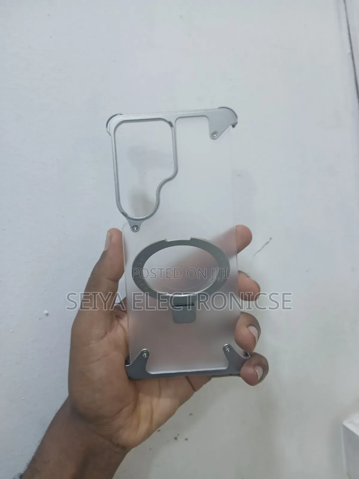 Ultra, S22, S23, S24, S25 Freamlass Metal Clear Case # Wholesale Only
