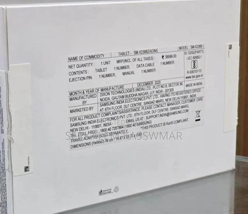 New Samsung Galaxy Tab A11+ 256 GB Gray